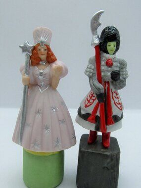 1995 Star Jars Set Glinda The Good Witch and Winkie Guard Salt and Pepper Shaker